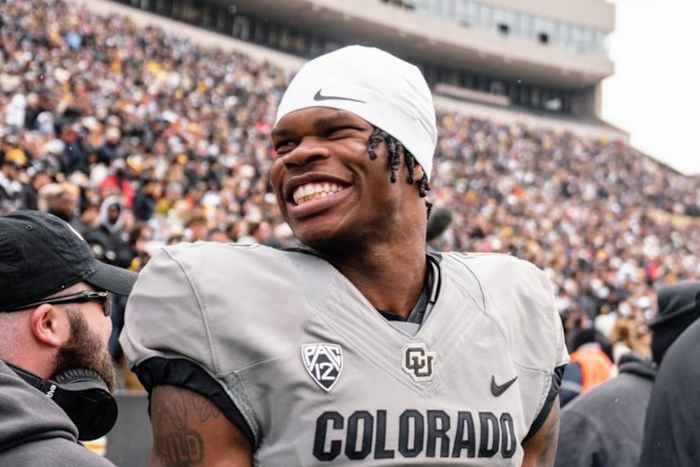 Travis Hunter at CU Spring Game